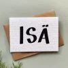 Helle Is&auml; 2 os. postikortti