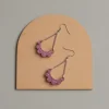 Maanantaimalli Kaarella Mini korvakorut, Pinkki/glitter