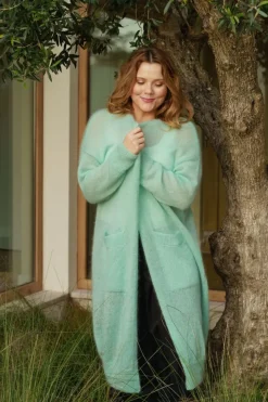 Nakoa Sienna neuletakki, Smoke Green