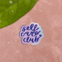 Pikku paperi Self Care Club tarra
